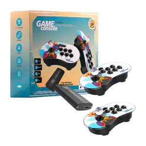 Consola de videojuegos retro inalámbrica a16 con 2 tableros arcade, g…