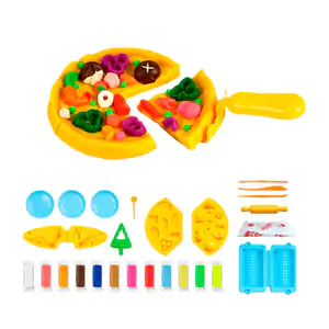 Kit de plastilina infantil con moldes para hacer pizza + accesorios, …