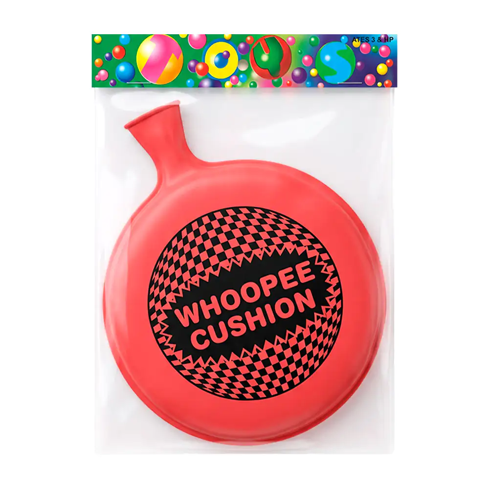 Juguete de broma whoopee cushion bolsa tipo globo - colchón de flatulencia, 21cm