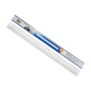 Luminario - regleta rectangular led de plástico konning con potencia …