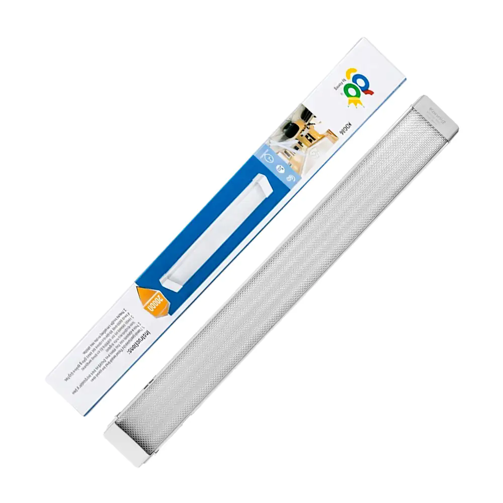 Luminario - regleta rectangular led de plástico konning con relieve y potencia de 100w, ac110-265v 