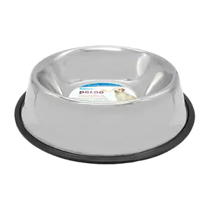 Plato para mascotas de acero inoxidable konning de 26cm, antideslizan…