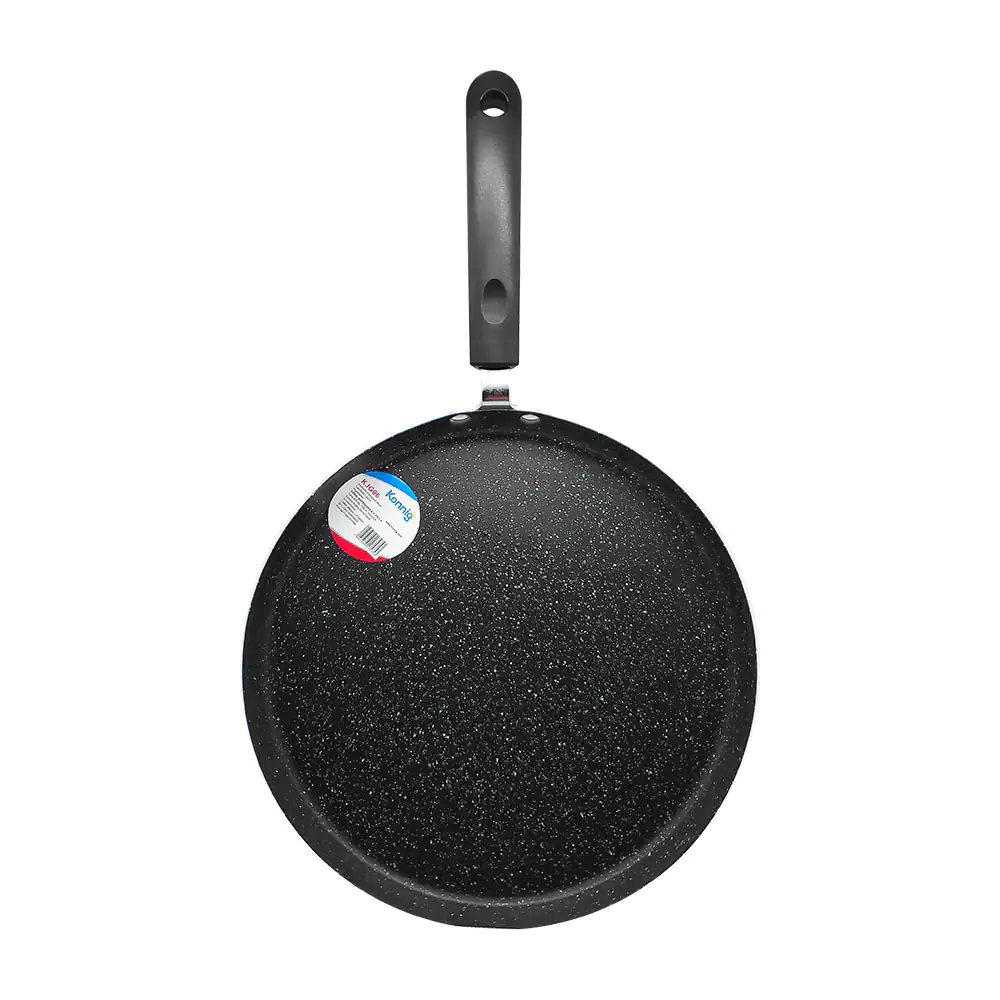 Sartén tipo comal konning antiadherente de 26cm con textura y mango de plástico