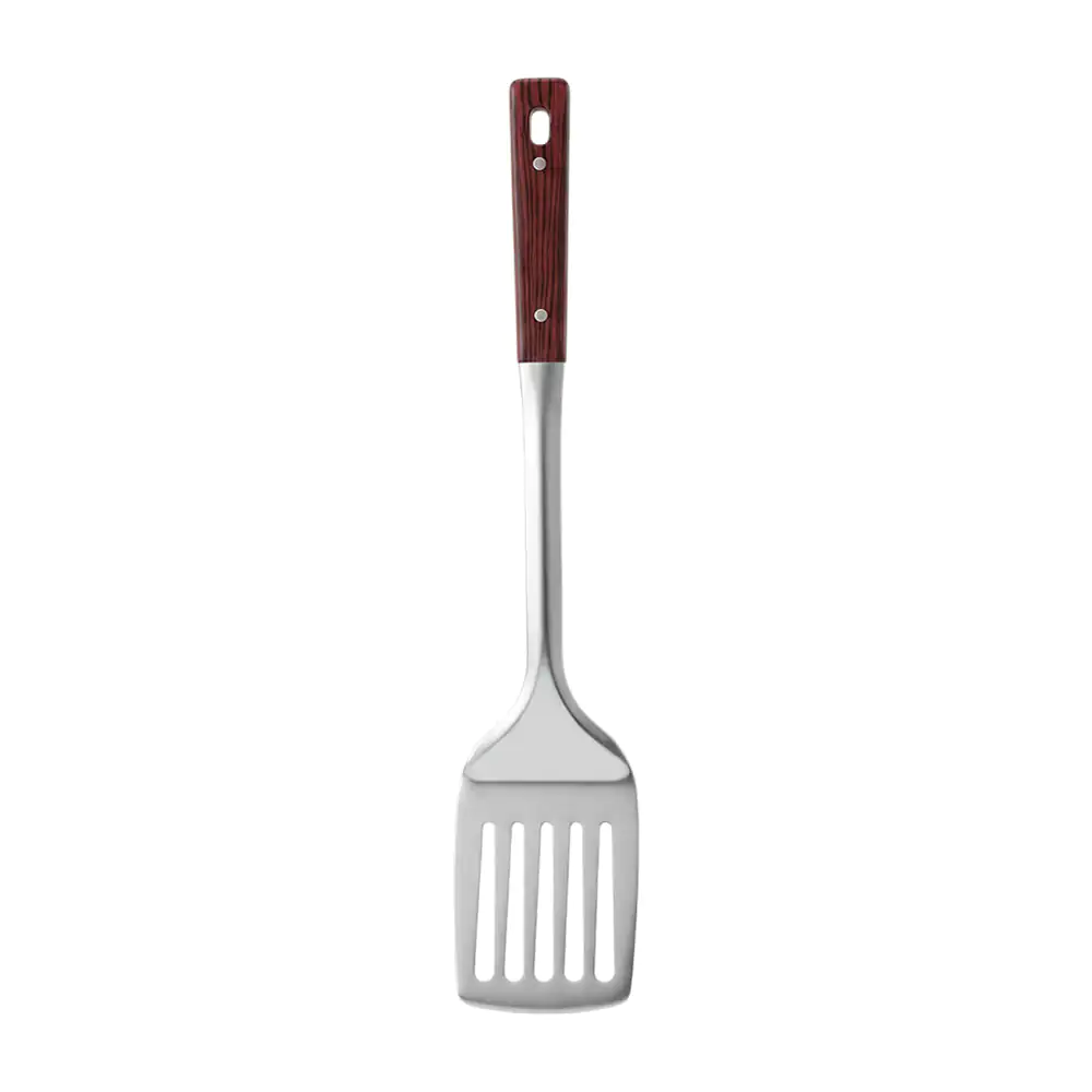 Espátula de metal stainless steel 39cm, con mango de plástico / klc01