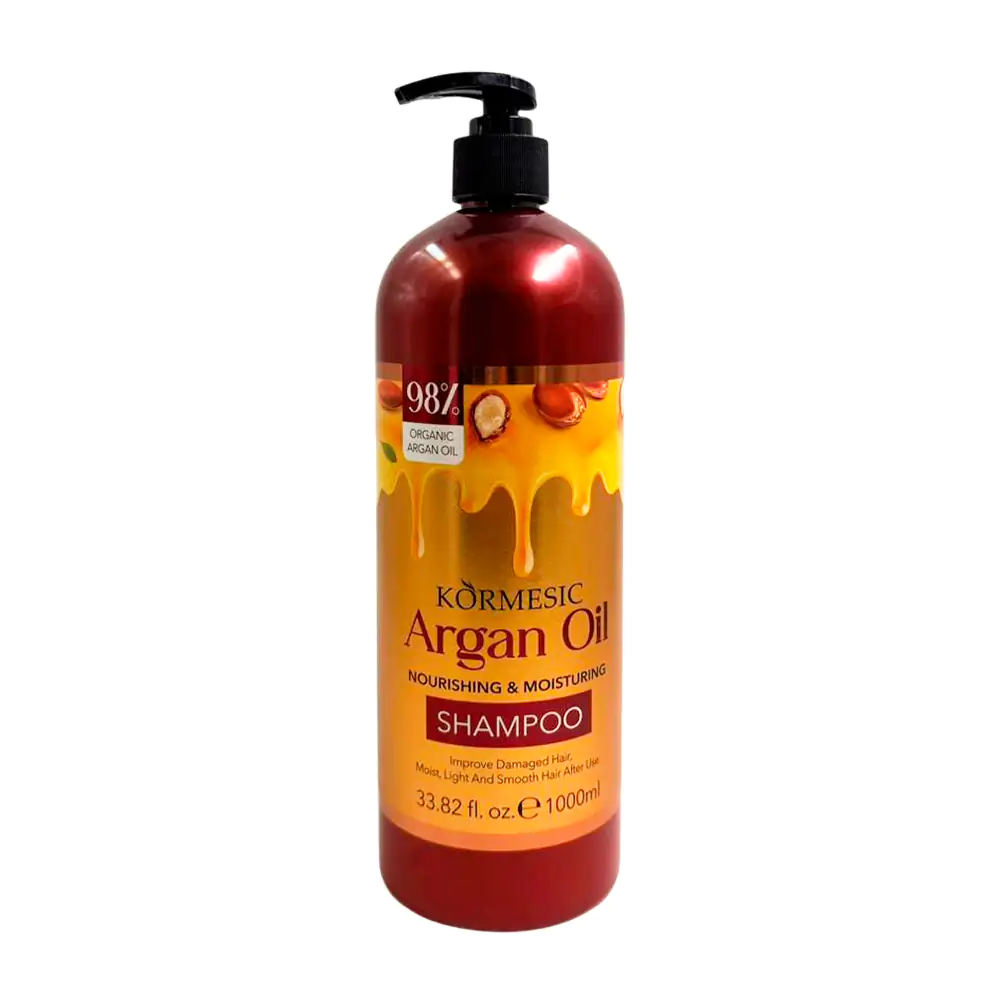 shampoo capilar con aceite de argán, hidranta y nutre el cabello 1000ml / kmc53299