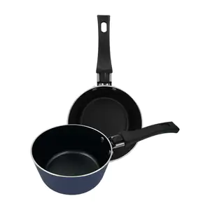 Sartén o cazo konnig 12cm con base de acero inoxidable color azul y m…