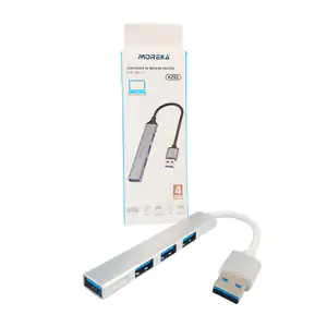 Adaptador de interfaz múltiple usb 3.0 moreka,  de 4 puertos de alta …