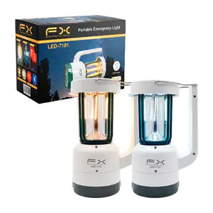 Lámpara tipo faro de mano fx con modos de luz intercambiable y linter…