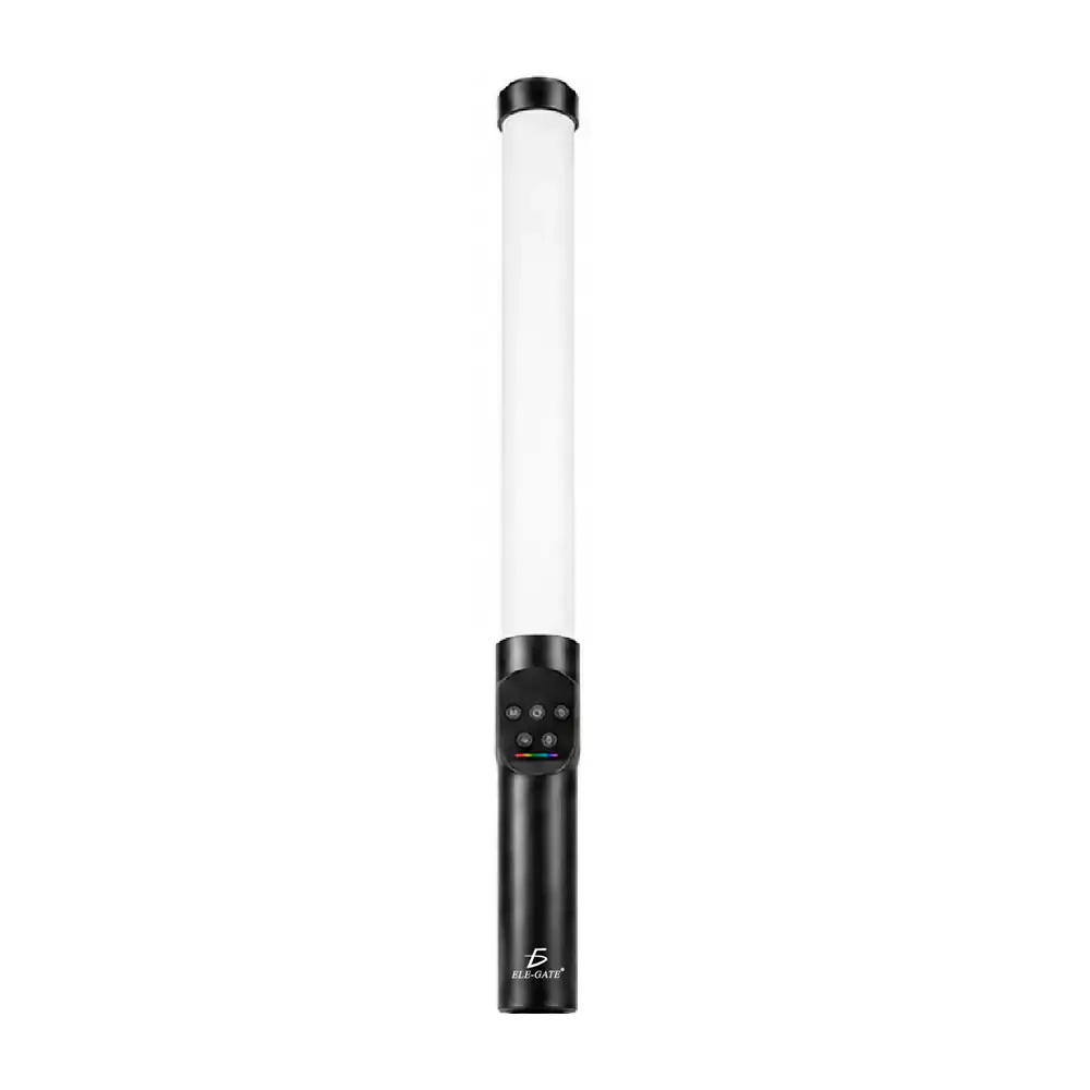 Barra de luz led rgb recargable de 12w, con modos de iluminación intercambiable + tripie 