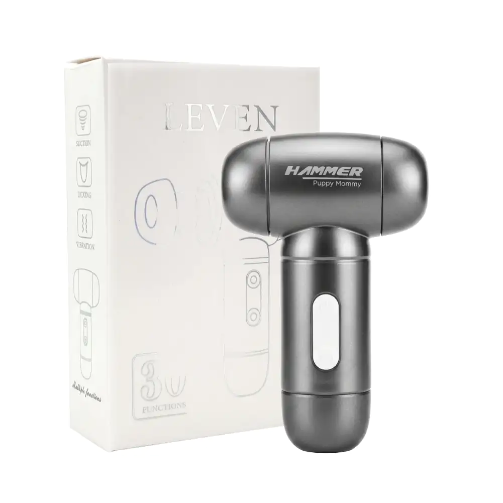 Succionador masajeador 30 velocidades, diseño discreto en forma de marro / leven.30