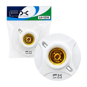 Socket circular de plástico para foco - bombilla fx de interiores, 6v…