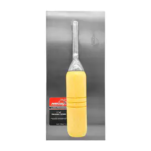 Llana canto recto metálico de 11 pulgadas makcel tool con mango de ma…