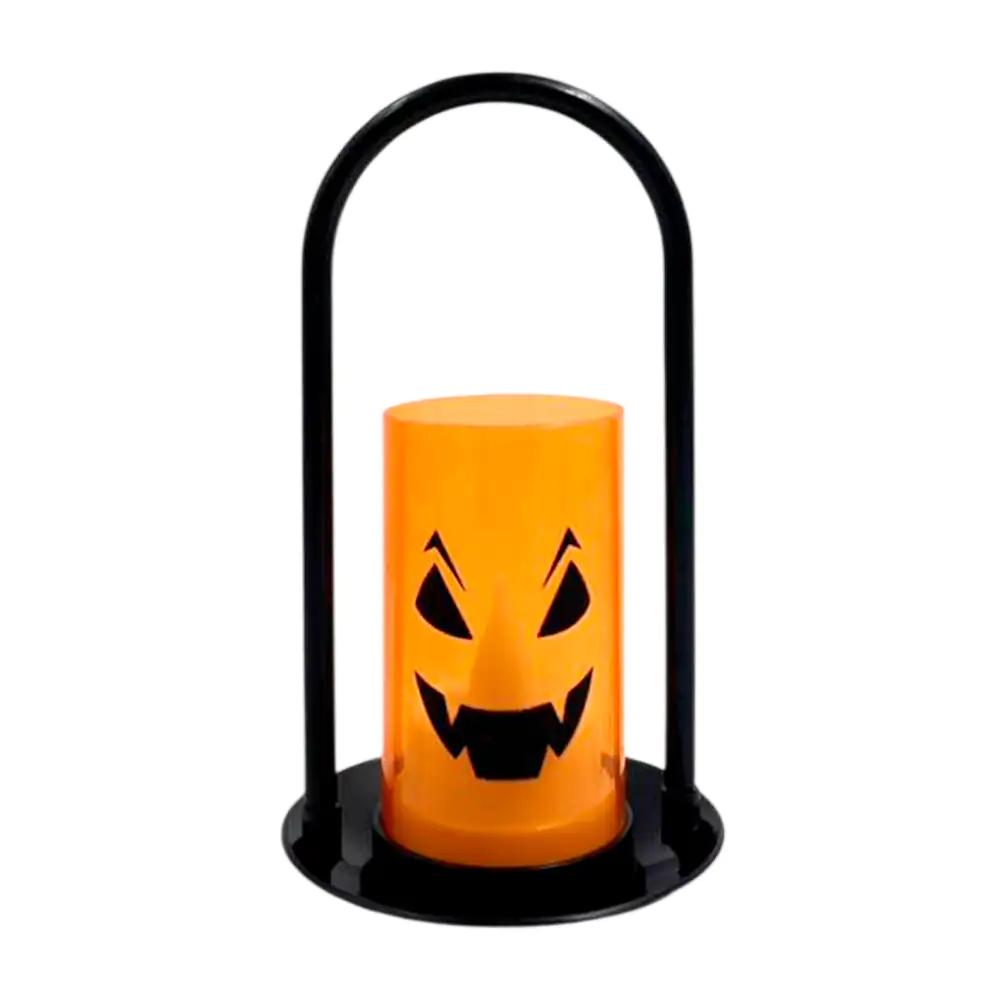 Lámpara tipo farol en forma de vela con temática de halloween, luz cá…