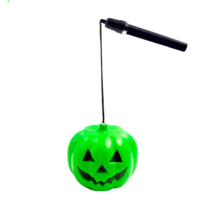 Juguete tipo balero con diseño de calabaza y luz rgb, variedad de col…