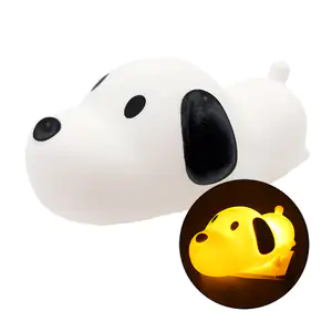 Figura decorativa de snoopy con iluminación led, 10x4cm / lu88780