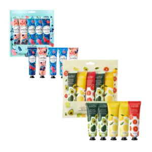 Paquete con 5 cremas para manos, 30ml con extractos de frutas / sd150…