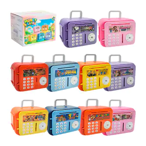 1pza Alcancía decorativa infantil estilo caja fuerte de plástico con …