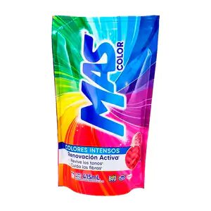 1pza detergente líquido más color, 415ml / mas.color