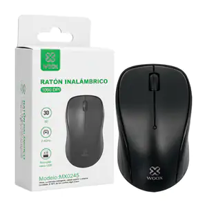 Mouse inalámbrico óptico de 2.4ghz con entrada usb / mx0245