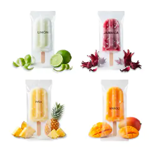 1pza Mini paleta de hielo frutal ola malú frozen sabor limón, jamaica…