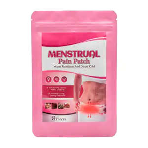 bolsa con 8 parches calientes para el dolor abdominal y cólicos / par…