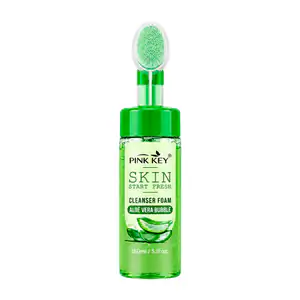 Mousse espuma facial limpiadora pink key con extracto de aloe vera, 1…