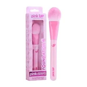 Brocha pink up para aplicar maquillaje líquido para tono uniforme / p…