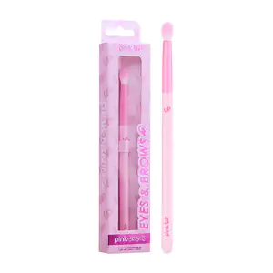 1pza brocha pink up para aplicar base de maquillaje, cerdas suaves y …