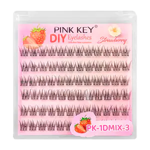Paquete de pestañas postizas 3x3 con efecto natural / pk6816