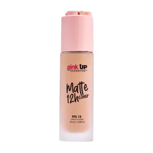 Base de maquillaje liquida con cobertura media, acabado mate, 30ml, t…