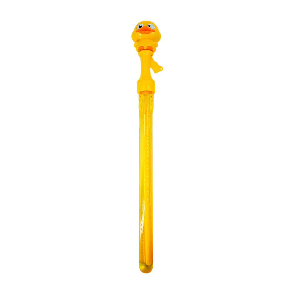 1pza Tubo para hacer burbujas grandes con figura de pato kawaii, variedad