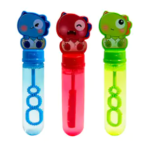 1pza Tubo pequeño para hacer burbujas con figura de dinosaurio bebe k…