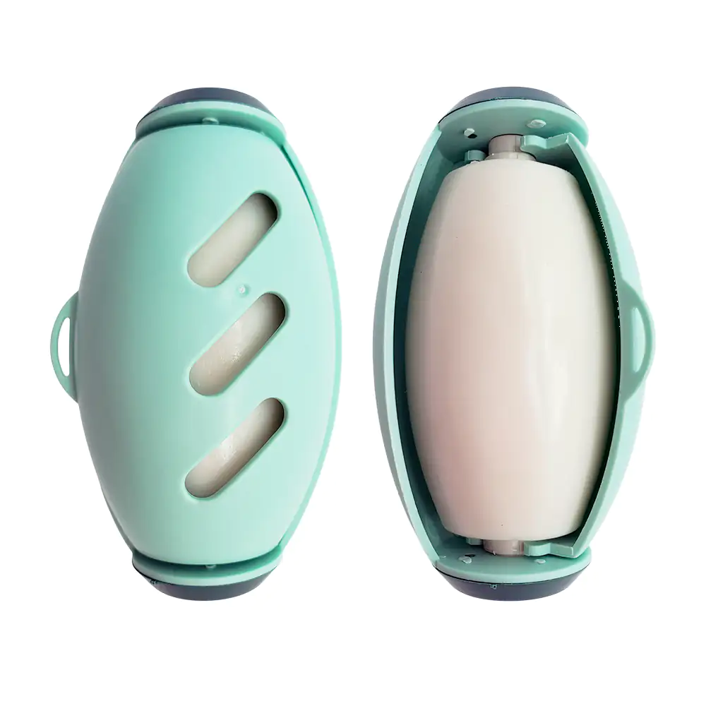 Rodillo quita pelusa ovalado con goma silicón pegajoso lavable, variedad