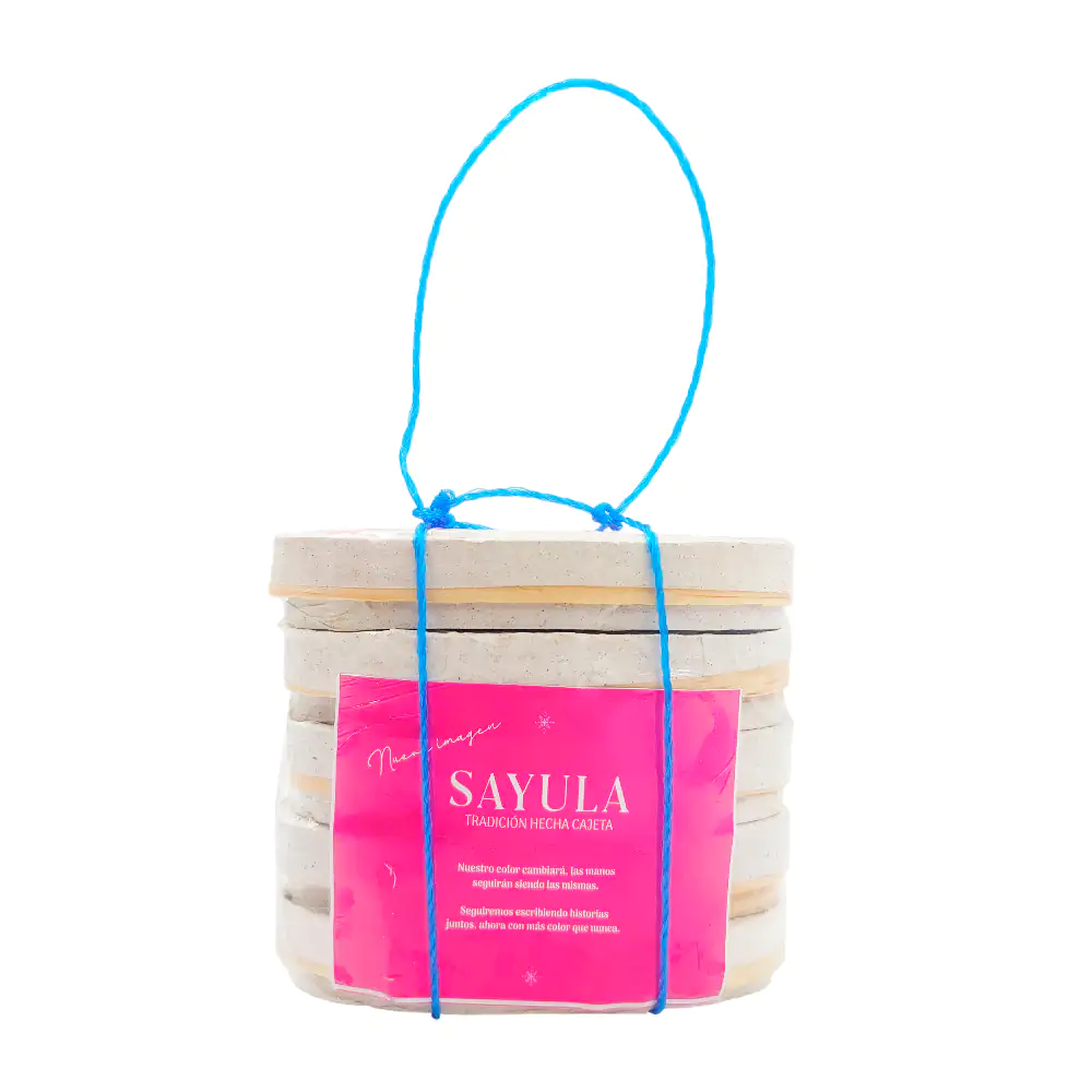 Paquete con 5 mini contenedores con dulce de leche tipo cajeta artesanal, 150g / sayula