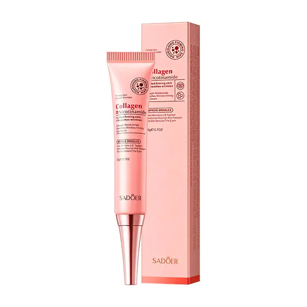 Crema reafirmante para contorno de ojos con colageno y nacinamida 20g / sd01546