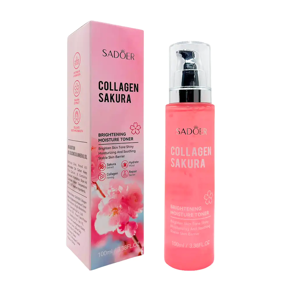 Tónico facial sadoer 100ml con extracto de flor de cerezo / sd02983
