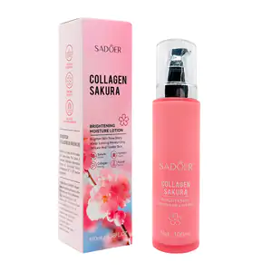 Loción facial hidratante sadoer 100ml, aclara e ilumina / sd02990