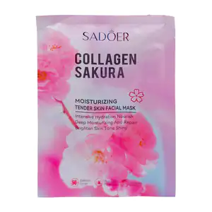 Mascarilla facial sadoer 25g con colágeno y extracto de flor de cerez…
