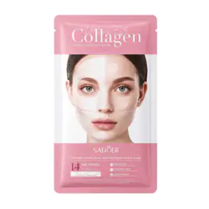 Mascarilla antiarrugas sadoer 30ml con colágeno y vitamina b5, hidrat…