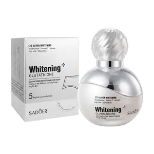 Crema hidratante y aclarante 50ml, unifica el tono del rostro / sd058…