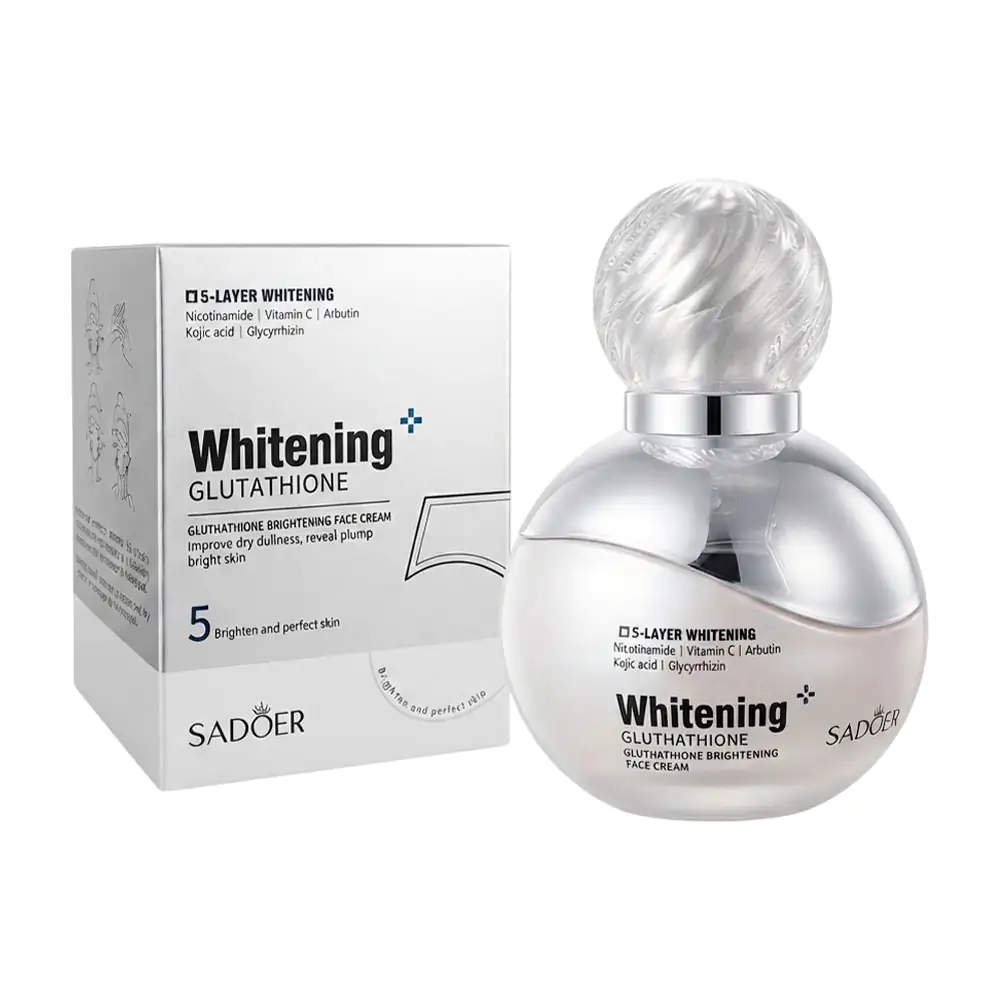 Crema hidratante y aclarante 50ml, unifica el tono del rostro / sd058…