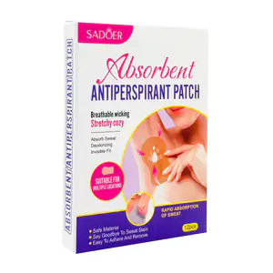 Caja de 12 parches sadoer antitranspirante y absorbentes para piel o…