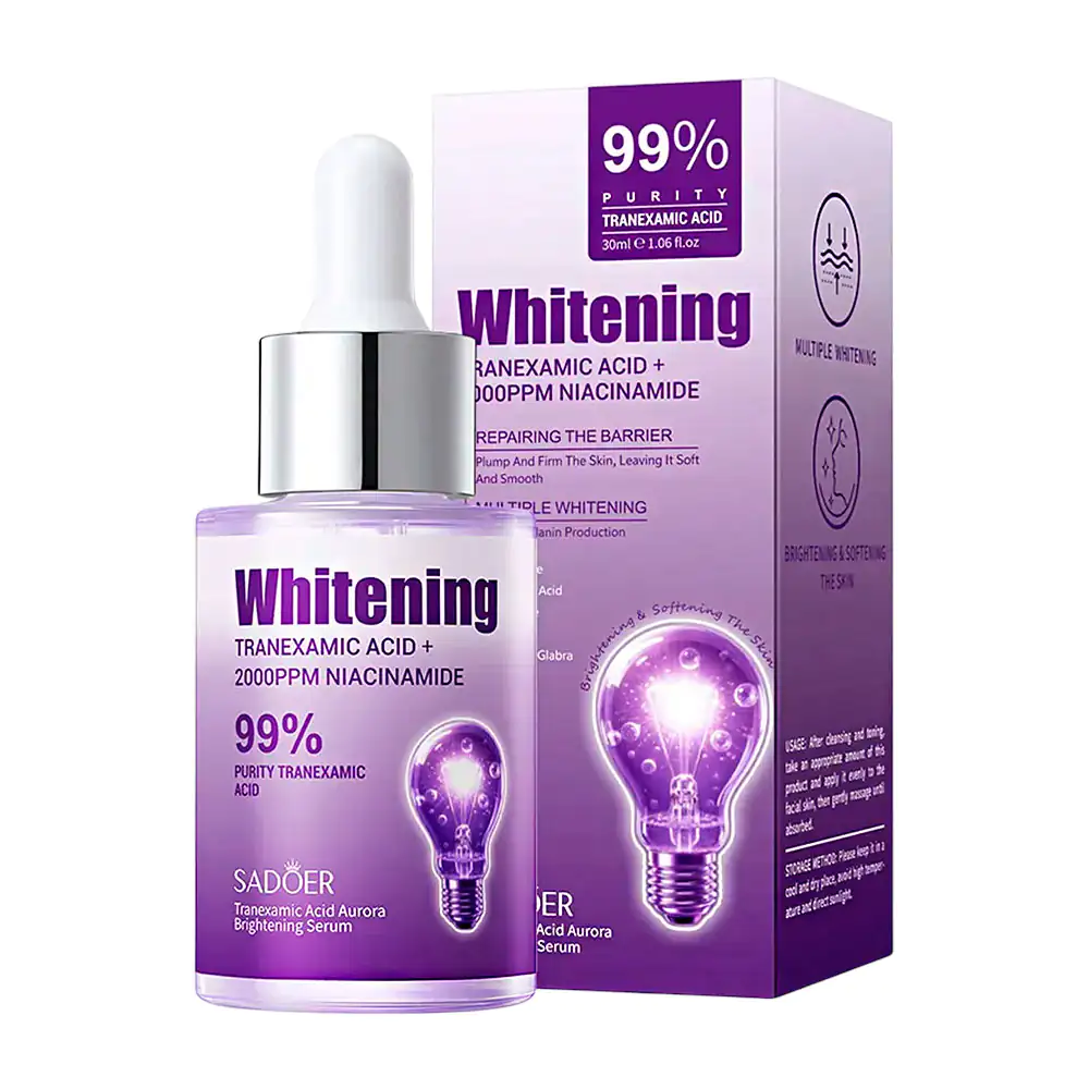 Serum facial aclarante e iluminador 30ml con ácido tranexamico y niac…