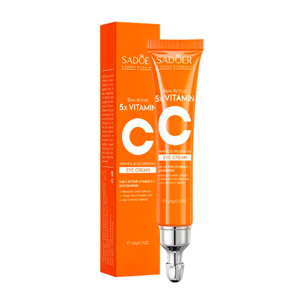 Crema para ojos con vitamina c para reducir las ojeras, 20g