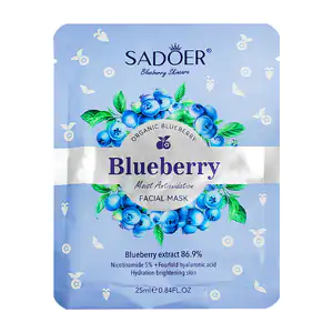 Mascarilla facial hidratante sadoer con antioxidante y extracto de ar…