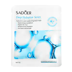 Mascarilla facial hidratante sadoer con ácido hialurónico, 25g