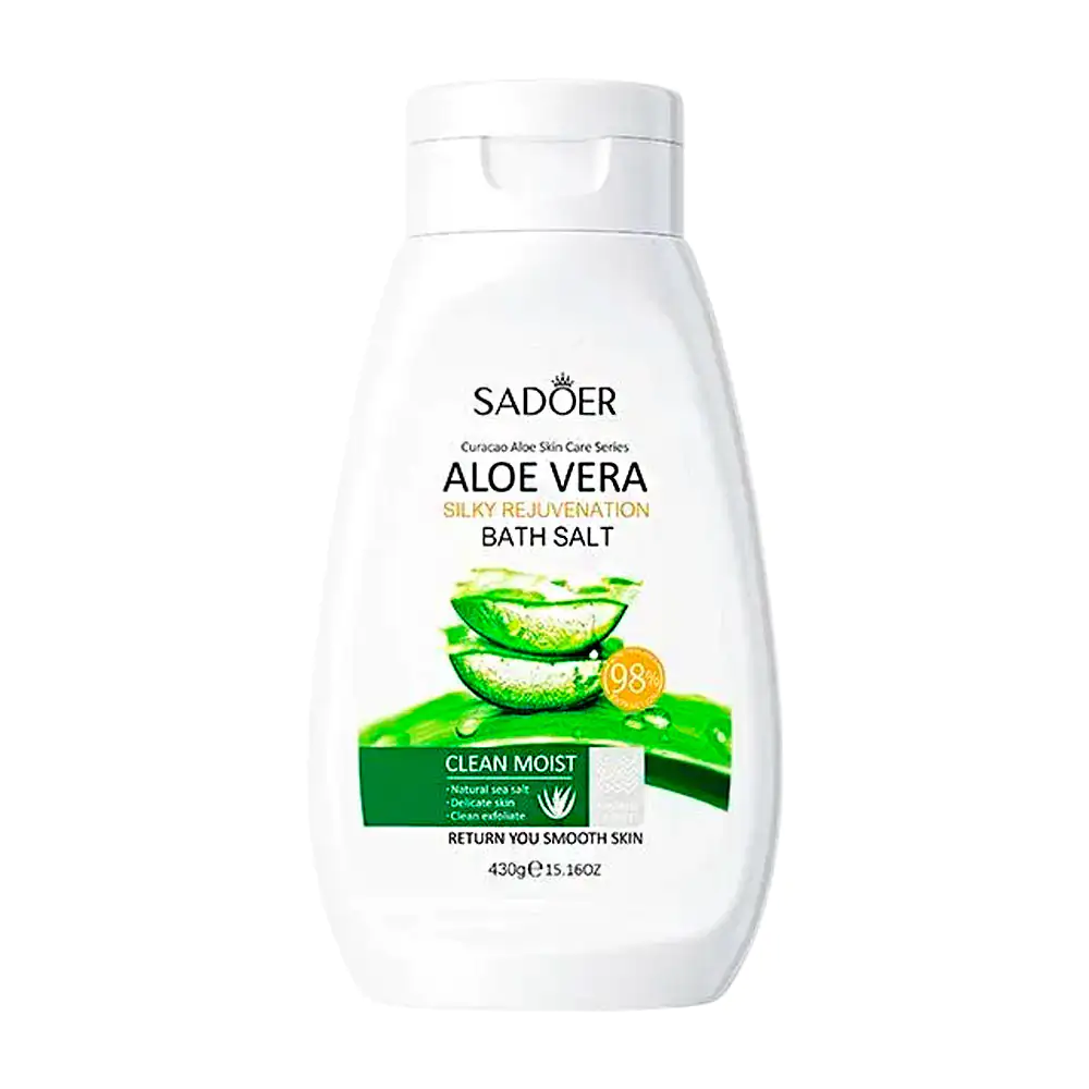 Jabón exfoliante sadoer para el baño con 98% de aloe vera para rejuve…