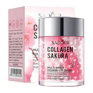 Crema para contorno de ojos sadoer 60g con sakura y colágeno / sd49550