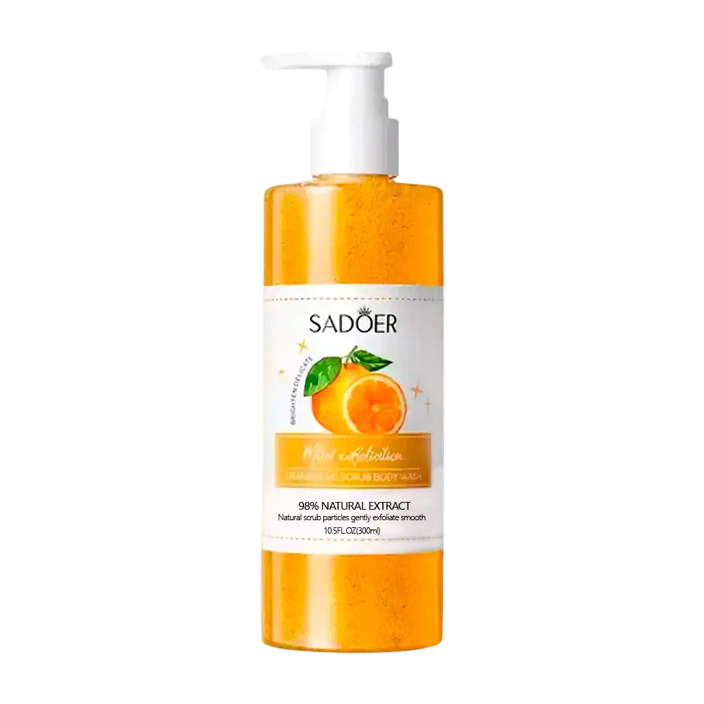 Gel para ducha, exfoliante corporal con extracto de naranja 300ml / s…