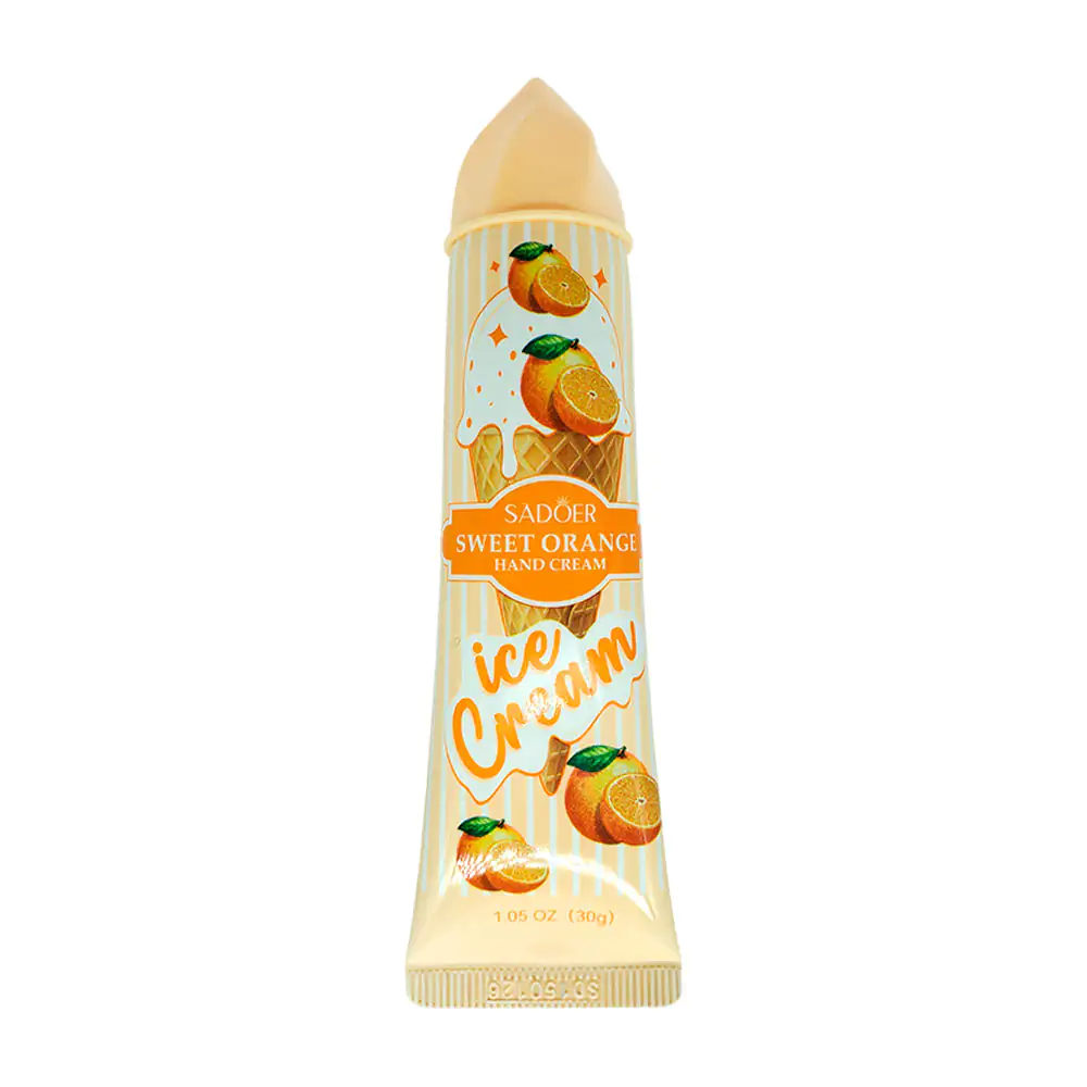 1pza Crema hidratante para manos sadoer con aroma a naranja, 30g